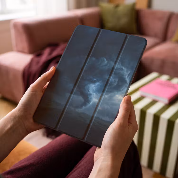 iPad-Hülle - Tornado - Dunkelheit - Wolken — 4
