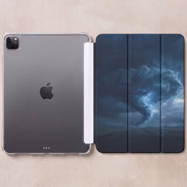 iPad-Hülle - Tornado - Dunkelheit - Wolken — 6
