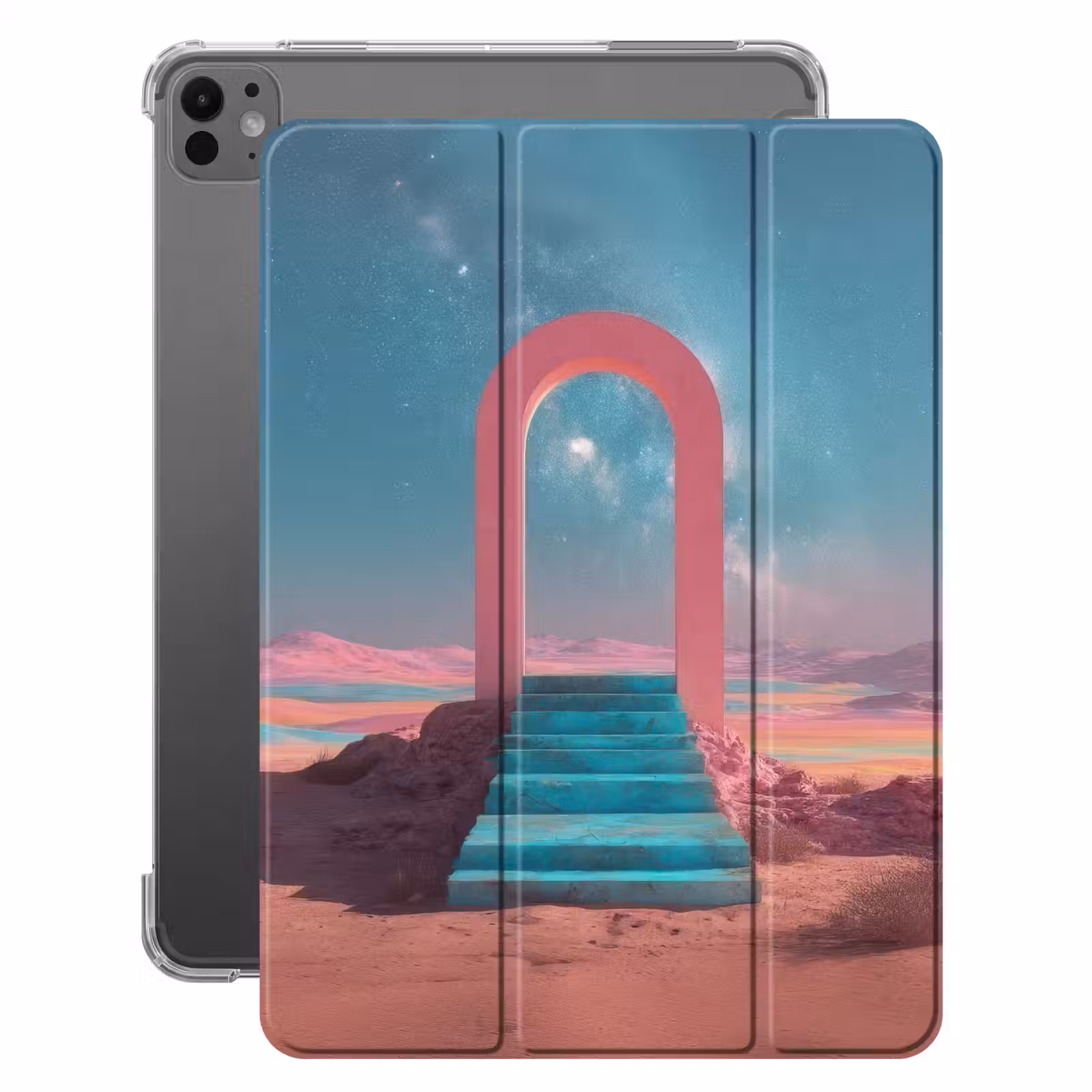 iPad-Hülle - Treppe - Bogen - Sternenhimmel — 1