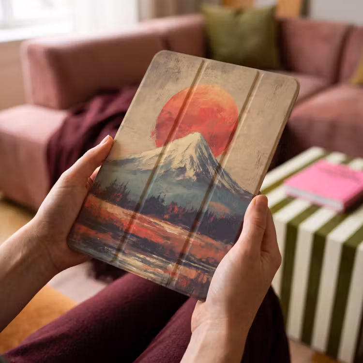 iPad-Hülle - Berggipfel - Schnee - Sonne — 4