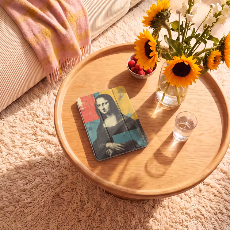 iPad-Hülle - Frau - Farbfelder - Klassische Malerei — 2