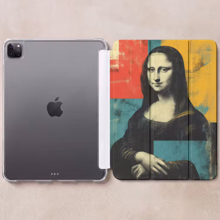 iPad-Hülle - Frau - Farbfelder - Klassische Malerei — 6