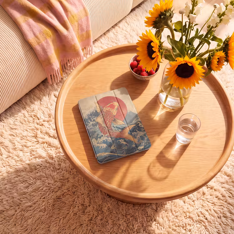 iPad-Hülle - Koi - Meer - Wellen - Sonne — 2