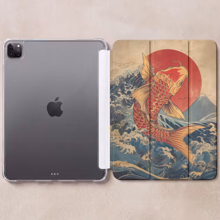 iPad-Hülle - Koi - Meer - Wellen - Sonne — 6