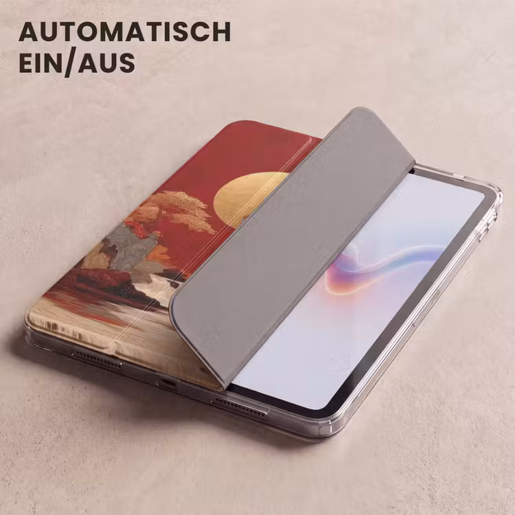 iPad-Hülle - Vollmond - Landschaft - Wasserfall — 5