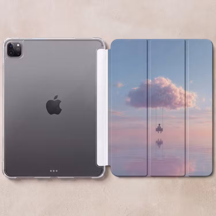 iPad-Hülle - Wolke - Schaukel - Bunter Himmel — 6