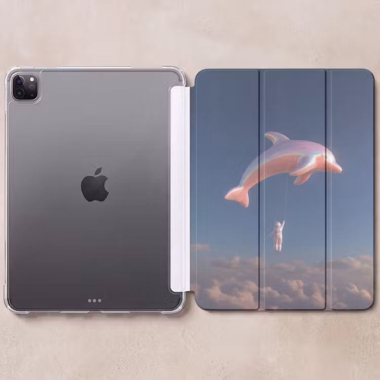 iPad-Hülle - Delfin - Rosa - Astronaut — 6