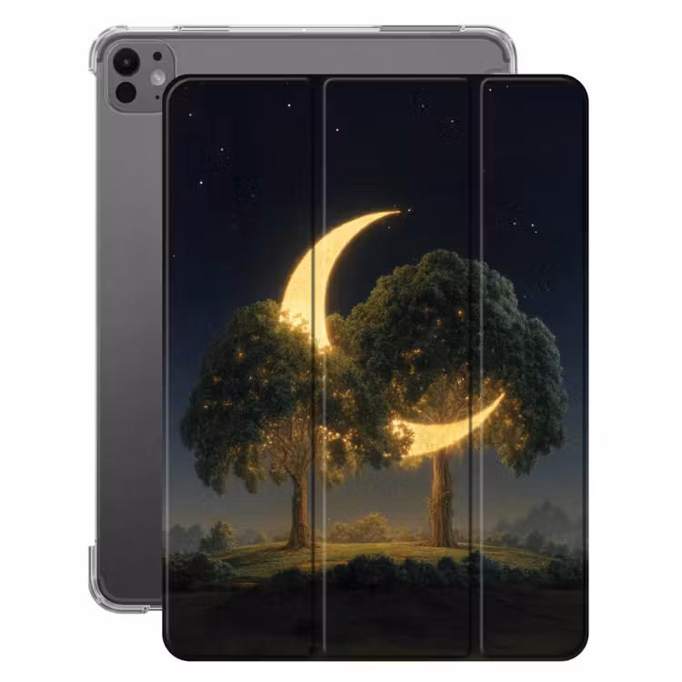 iPad-Hülle - Mond - Bäume - Ruhe — 1