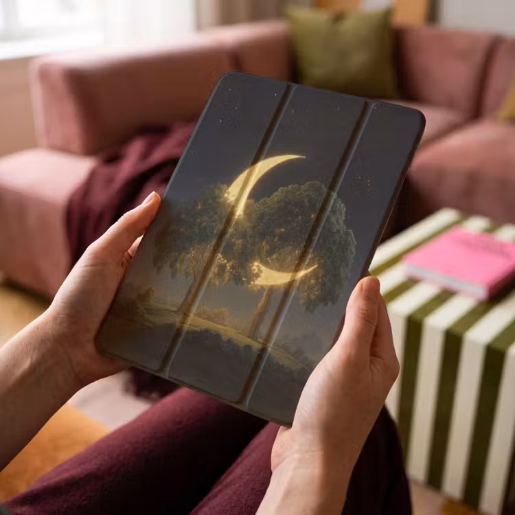 iPad-Hülle - Mond - Bäume - Ruhe — 4