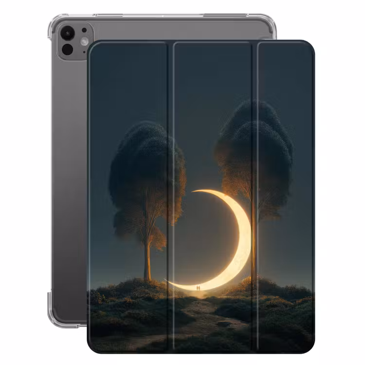 iPad-Hülle - Mond - Bäume - Spaziergang — 1