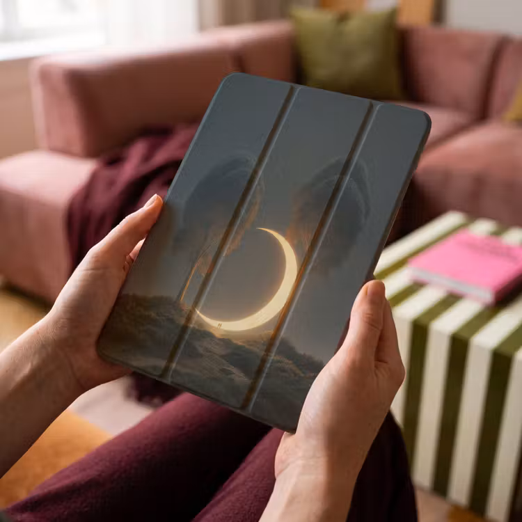 iPad-Hülle - Mond - Bäume - Spaziergang — 4
