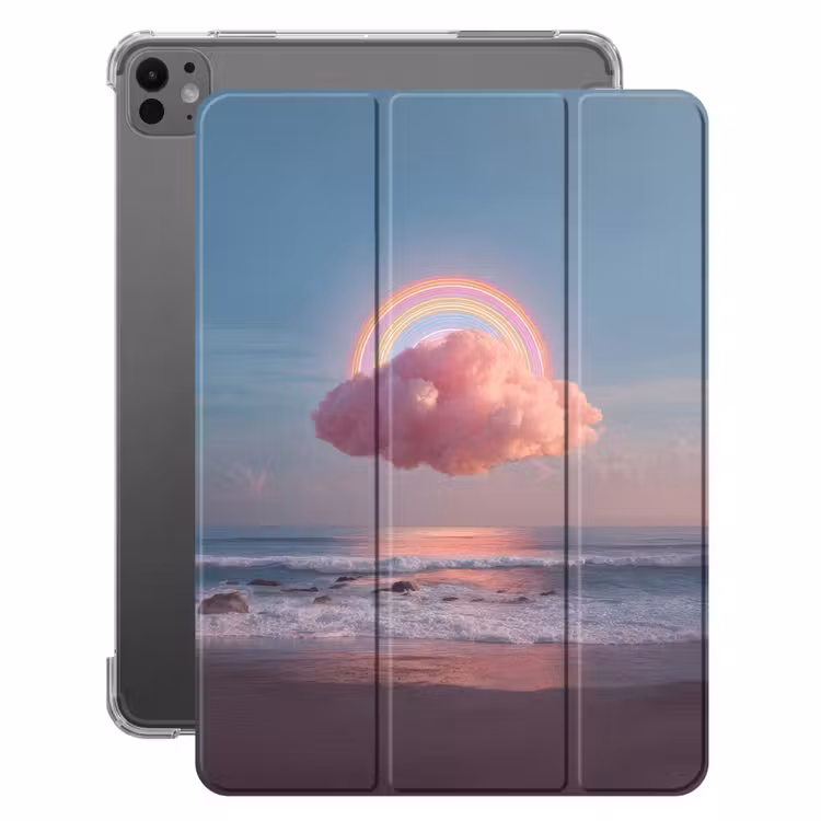 iPad-Hülle - Wolke - Regenbogen - Meer — 1