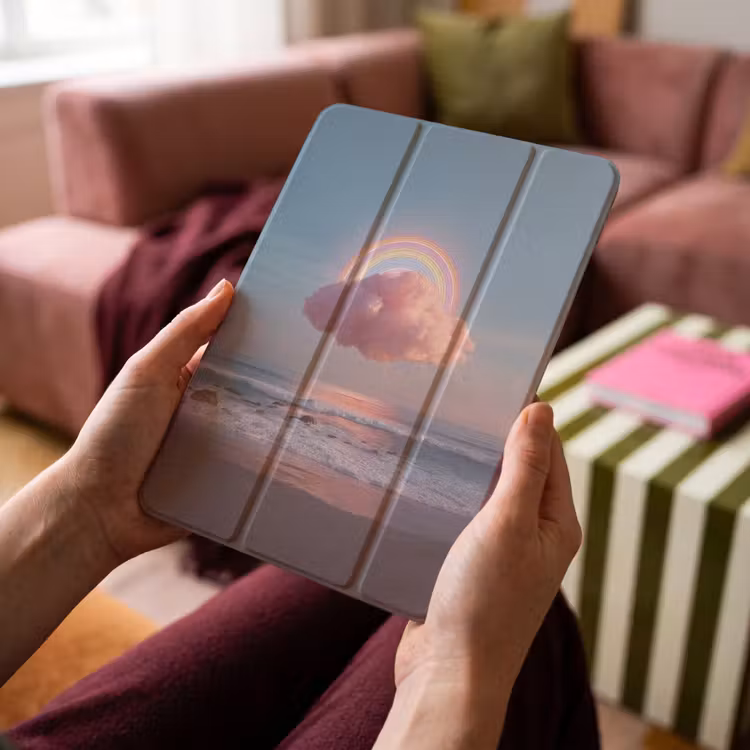 iPad-Hülle - Wolke - Regenbogen - Meer — 4