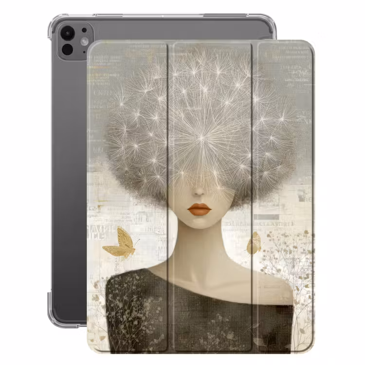 iPad-Hülle - Fluff - Frau - Beige — 1