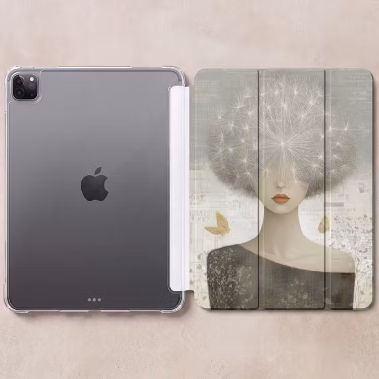 iPad-Hülle - Fluff - Frau - Beige — 6