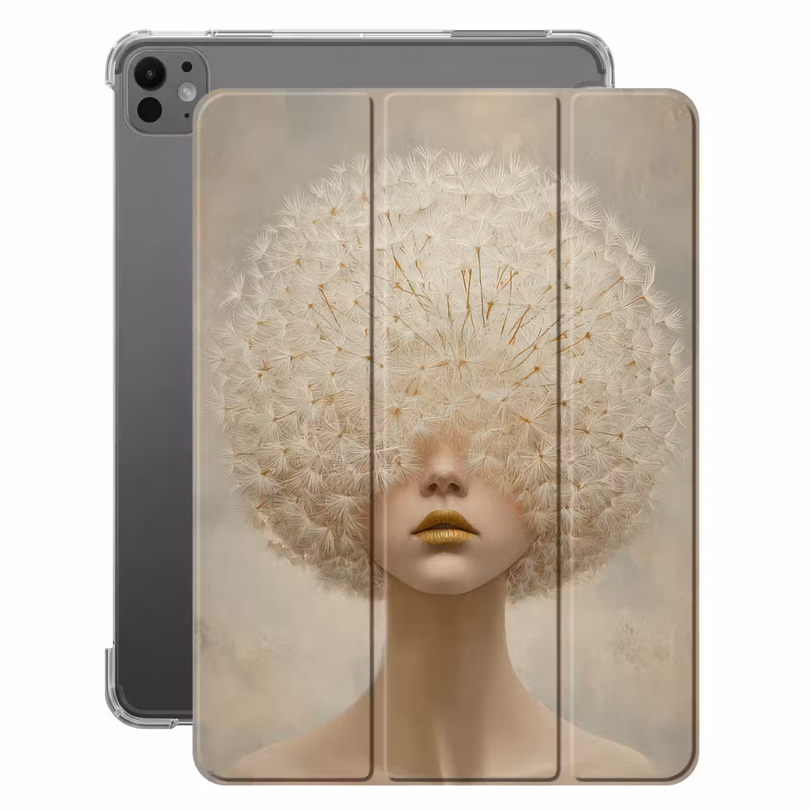 iPad-Hülle - Dreamy - Beige - Löwenzahnsamen — 1
