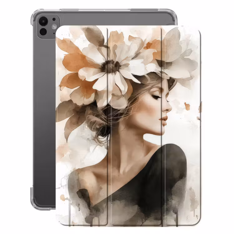 iPad-Hülle - Blüte - Porträt - Gesicht — 1