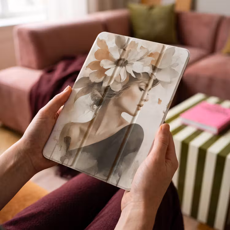 iPad-Hülle - Blüte - Porträt - Gesicht — 4