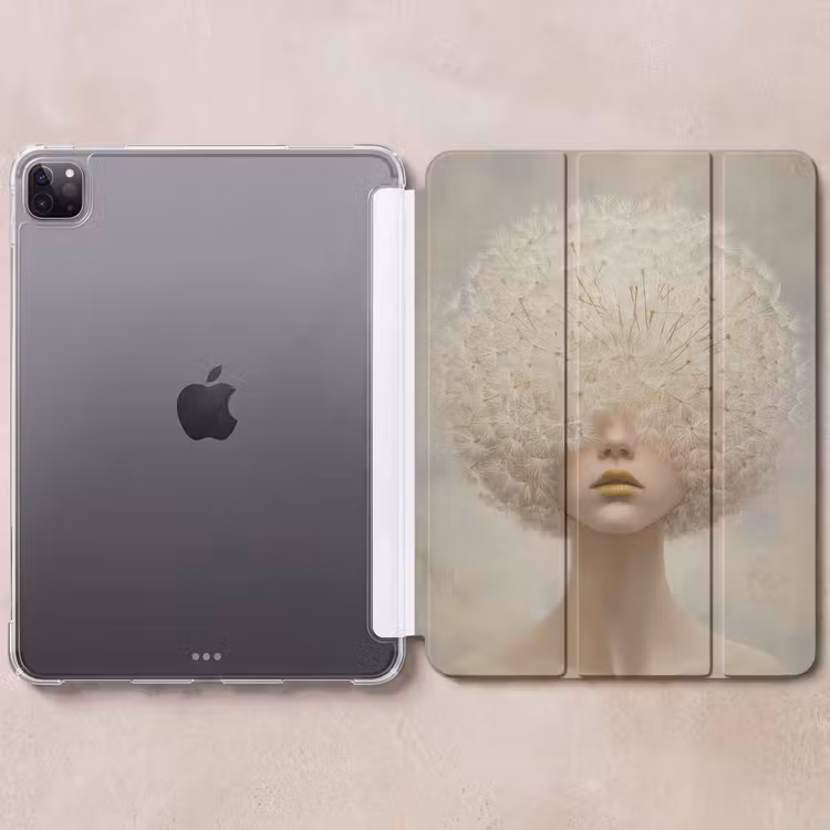 iPad-Hülle - Dreamy - Beige - Löwenzahnsamen — 6