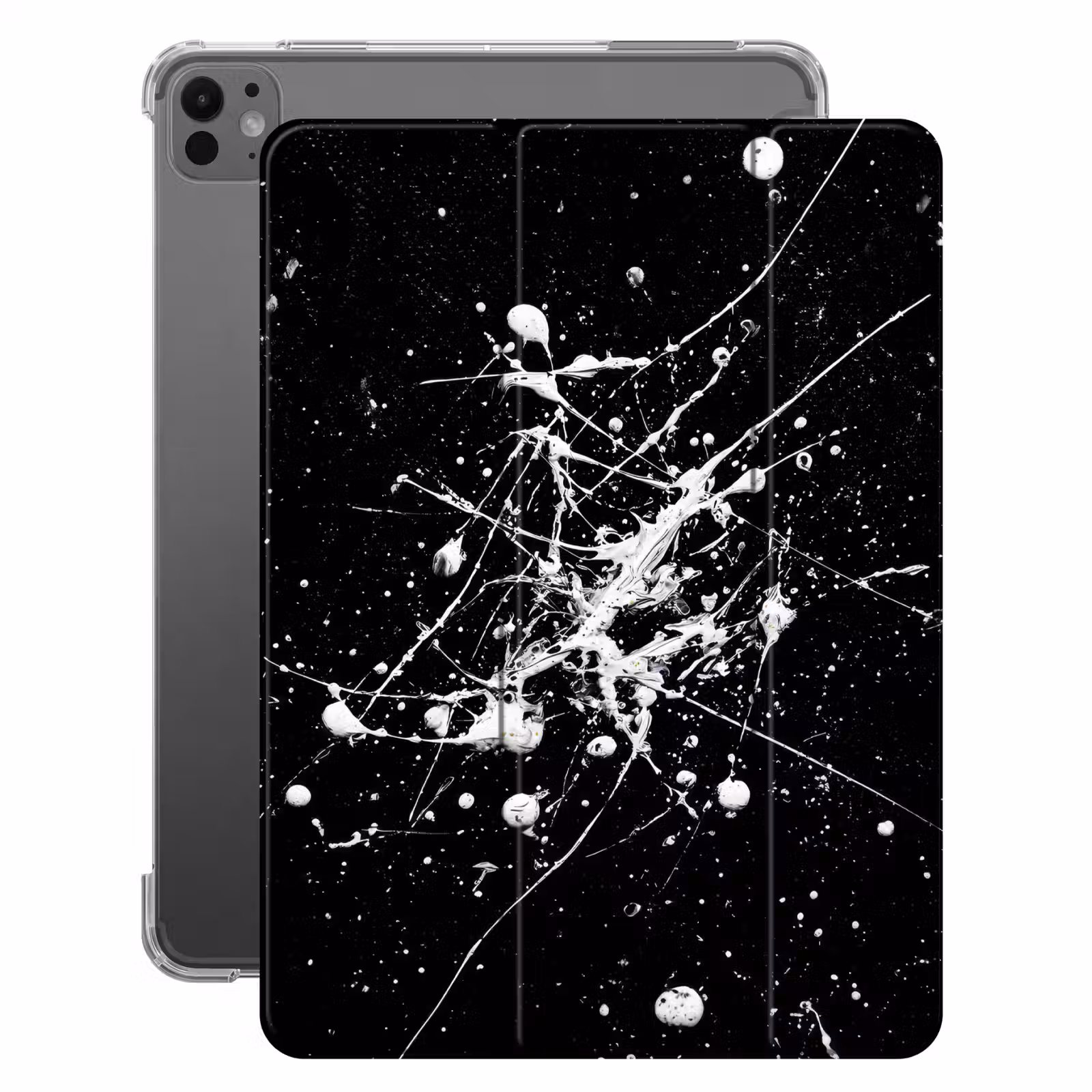 iPad-Hülle - Farbspritzer - Weiß - Abstrakt - Explosion — 1