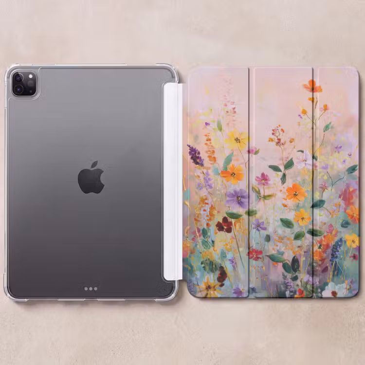 iPad-Hülle - Gemälde - Blumen - Abstrakt - Farbenfroh — 6
