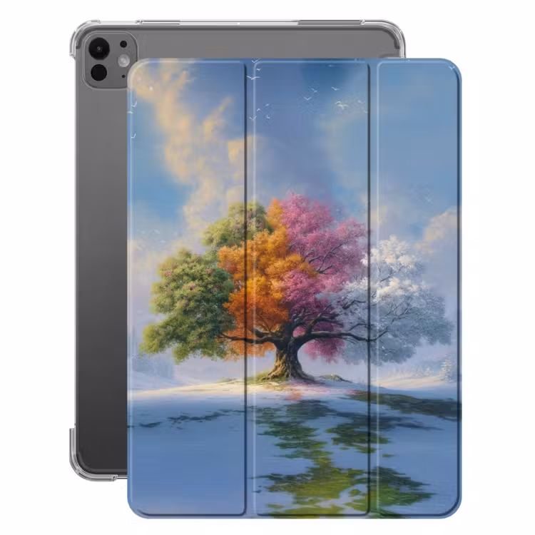 iPad-Hülle - Baum - Jahreszeiten - Winter - Landschaft — 1