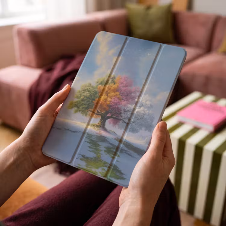 iPad-Hülle - Baum - Jahreszeiten - Winter - Landschaft — 4