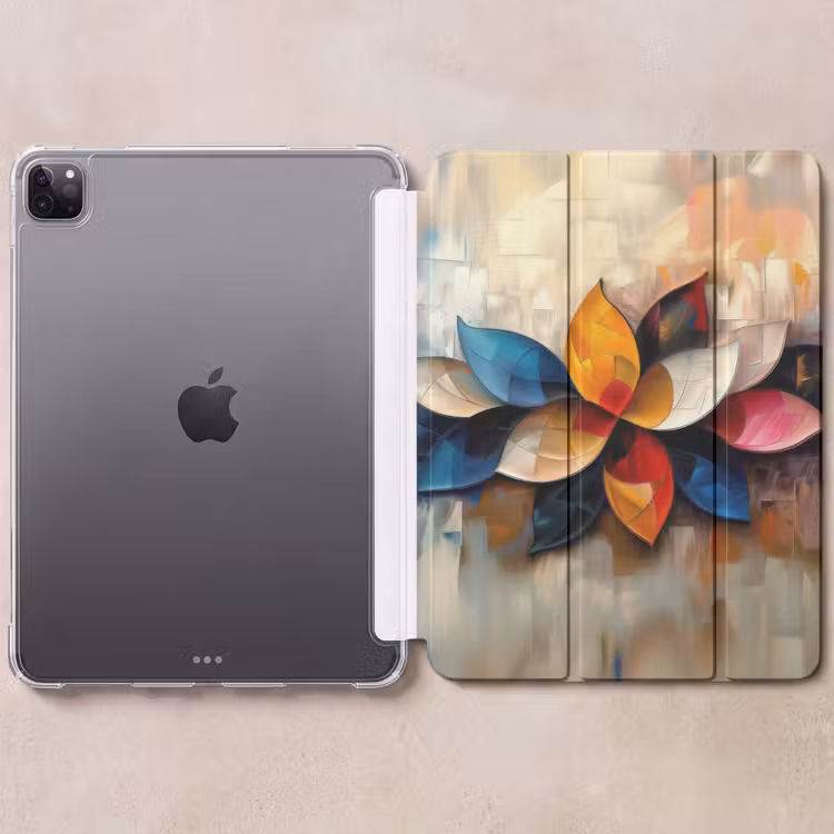 iPad-Hülle - Blume - Abstrakt - Bunt - Blätter — 6