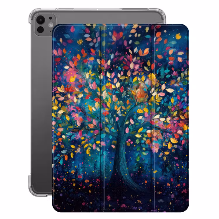 iPad-Hülle - Bunt - Baum - Magisch - Abstrakt — 1