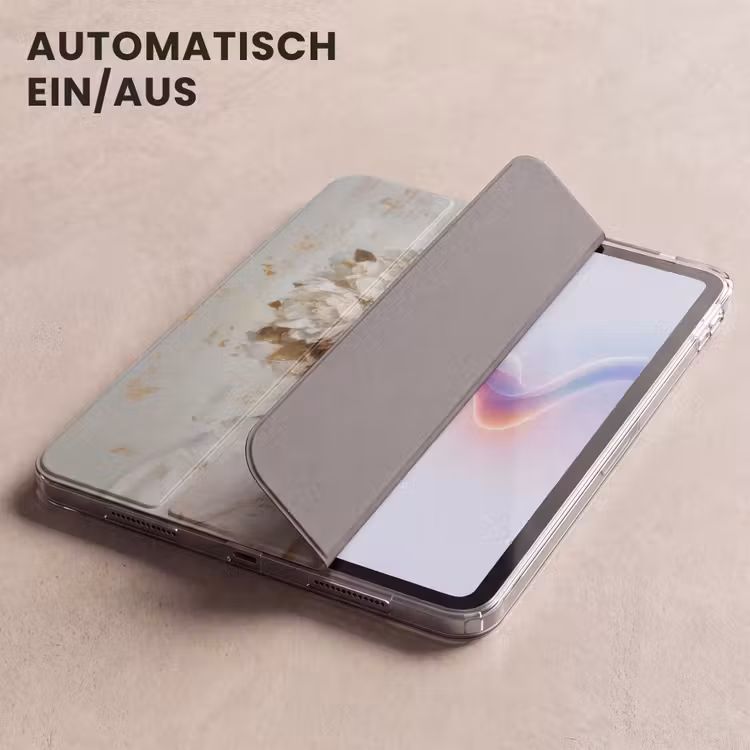 iPad-Hülle - Gemälde - Frau - Sonnenbrille - Blumenkranz — 5