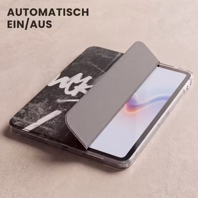 iPad-Hülle - Gesicht - Mund - Graffiti - Schwarz — 5