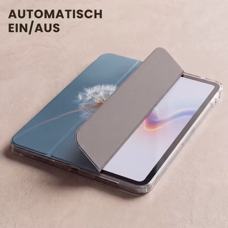 iPad-Hülle - Löwenzahn - Wind - Blau — 5