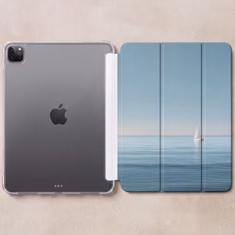 iPad-Hülle - Segelboot - Ruhige See - Strahlend blauer Himmel — 6