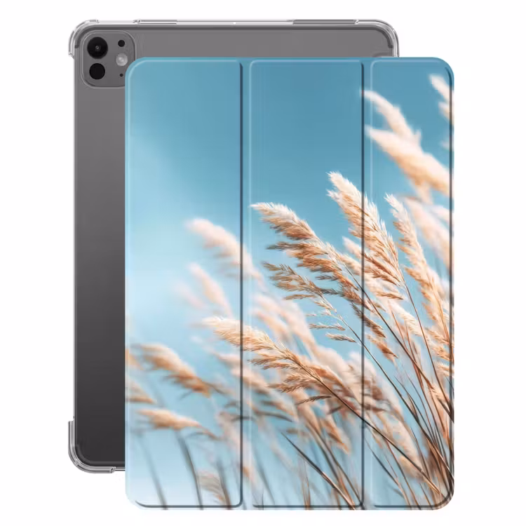 iPad-Hülle - Ziergras - Wind - Hellbraun — 1