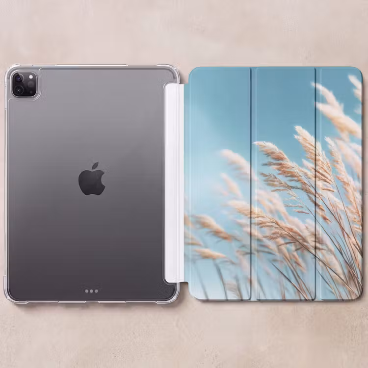 iPad-Hülle - Ziergras - Wind - Hellbraun — 6