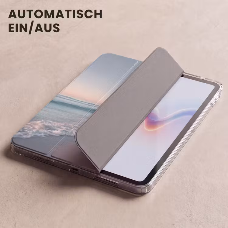 iPad-Hülle - Küstenlinie - Pastell - Wasser — 5