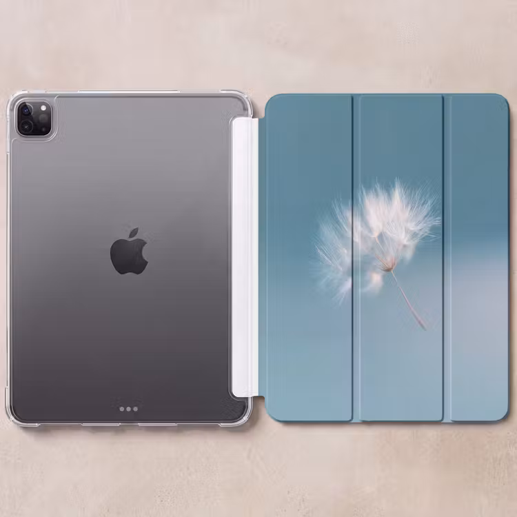 iPad-Hülle - Löwenzahnflaum - Blau - Luft — 6
