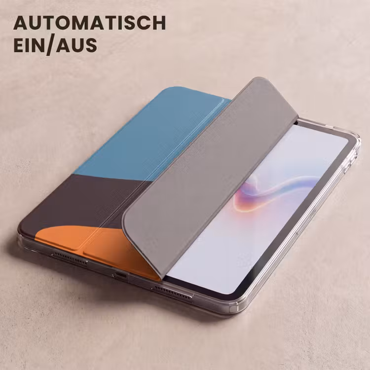 iPad-Hülle - Leuchtend orangefarbene Dünen - Schatten - leerer Himmel — 5