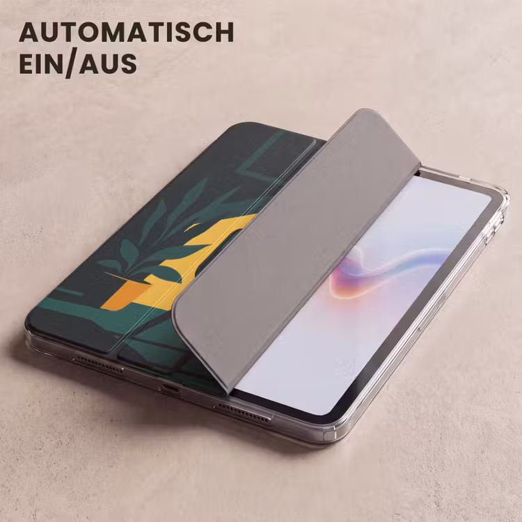 iPad-Hülle - Schwarze Katze - Geheimnisvoll - Gelbe Tranche — 5