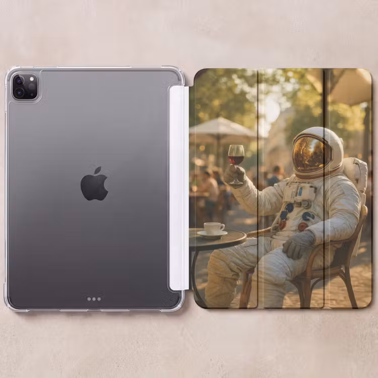 iPad-Hülle - Wein - Rot - Terrasse - Kaffee — 6