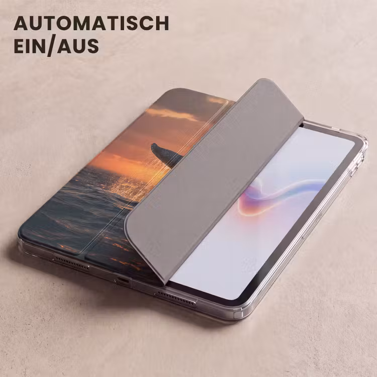 iPad-Hülle - Schwanz eines Wals - Wasser - Sonnenuntergang — 5