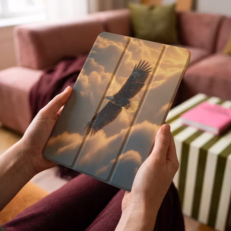 iPad-Hülle - Adler - Wolken - Sonne — 4