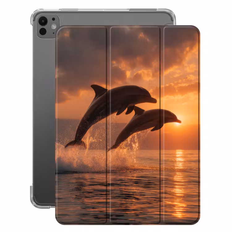 iPad-Hülle - Delfine - Meer - Realistisch — 1