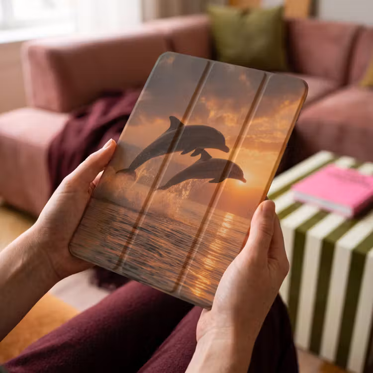 iPad-Hülle - Delfine - Meer - Realistisch — 4