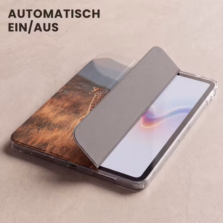 iPad-Hülle - Giraffen - Hohes Gras - Akazienbäume — 5