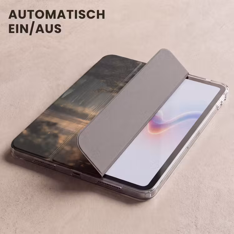 iPad-Hülle - Hirsche - Waldbach - Mystisch — 5