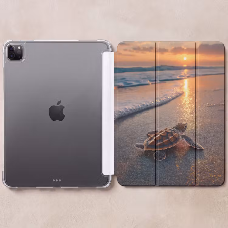 iPad-Hülle - Schildkröte - Strand - Sonnenuntergang — 6