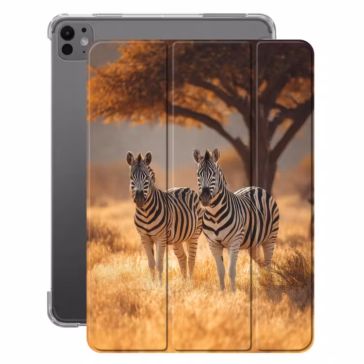 iPad-Hülle - Zebras - Savannenlandschaft - Gras — 1