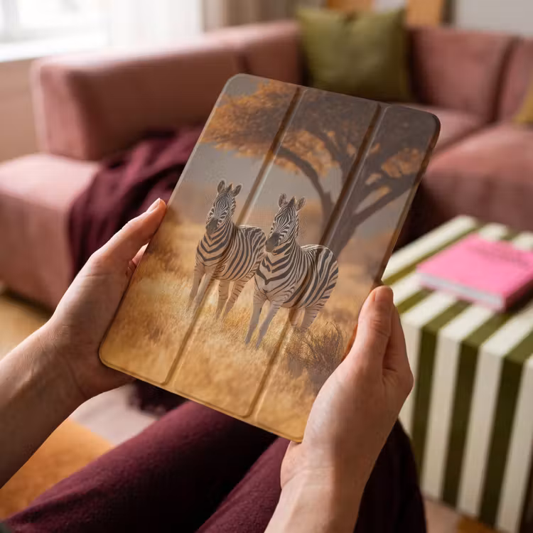 iPad-Hülle - Zebras - Savannenlandschaft - Gras — 4