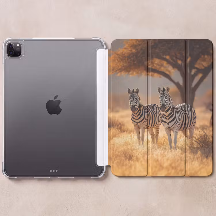 iPad-Hülle - Zebras - Savannenlandschaft - Gras — 6
